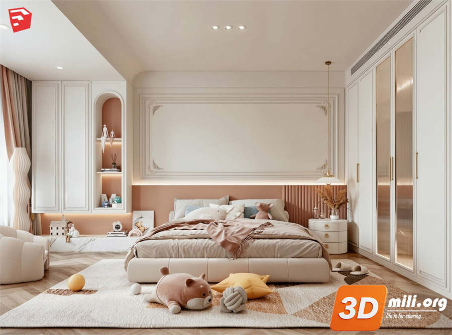 Children Room Scenes Skp FIles 